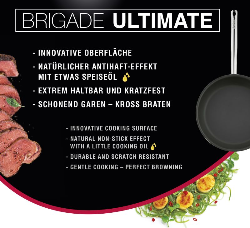 Servierpfanne XL BRIGADE ULTIMATE 24 cm