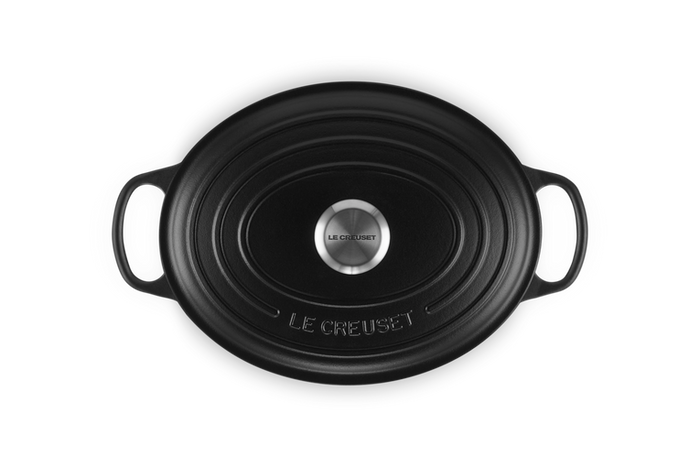 LE CREUSET  Signature Bräter oval 40cm Schwarz matt - Ansicht 2