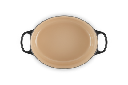 LE CREUSET  Signature Bräter oval 40cm Schwarz matt