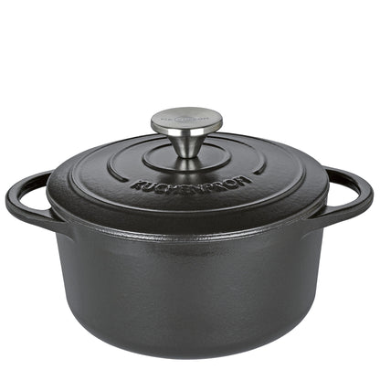 Bratentopf rund, 20 cm classic black