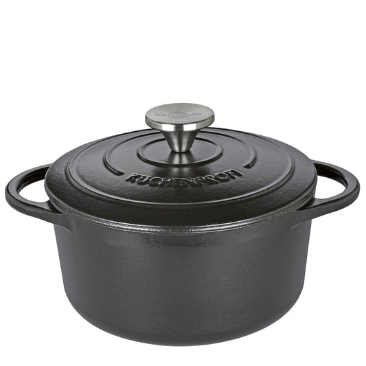 Bratentopf rund, 20 cm classic black