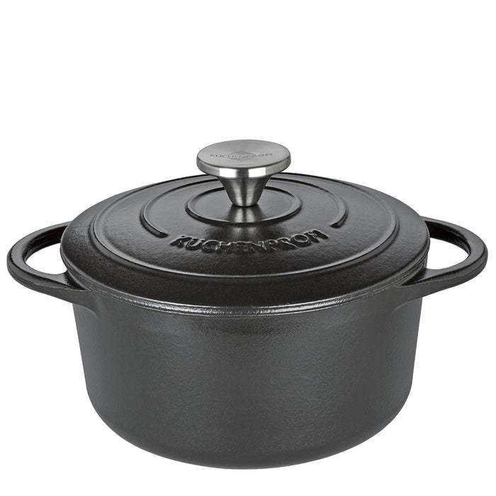 Bratentopf rund, 20 cm classic black