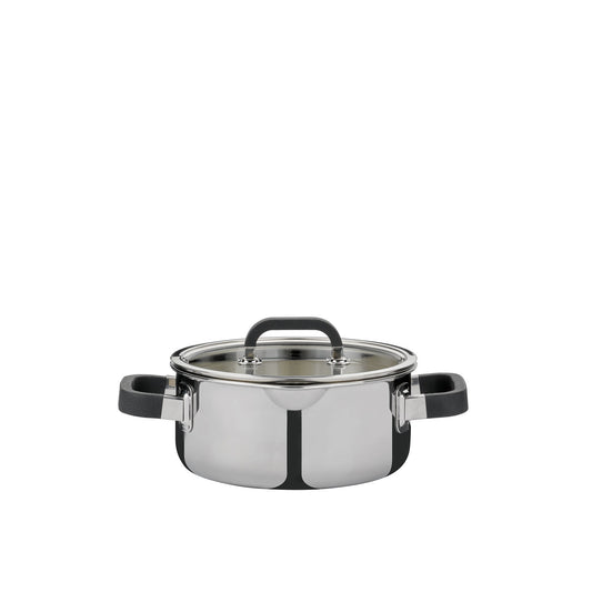 Bratentopf mit Glasdeckel 16 cm