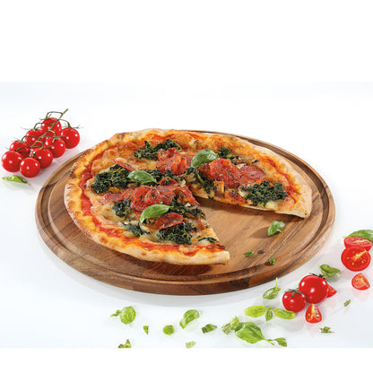 Pizzateller, Akazie Ø 33 cm