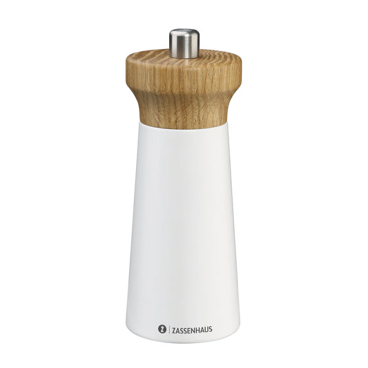 Salzmühle WESTERLAND 14 cm weiß/Eiche