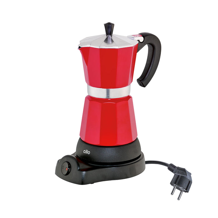 Espressokocher CLASSICO 6T rot, elektrisch
