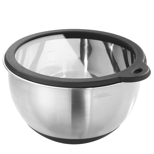 Schüssel-Set 3-teilig mit Glasdeckel
