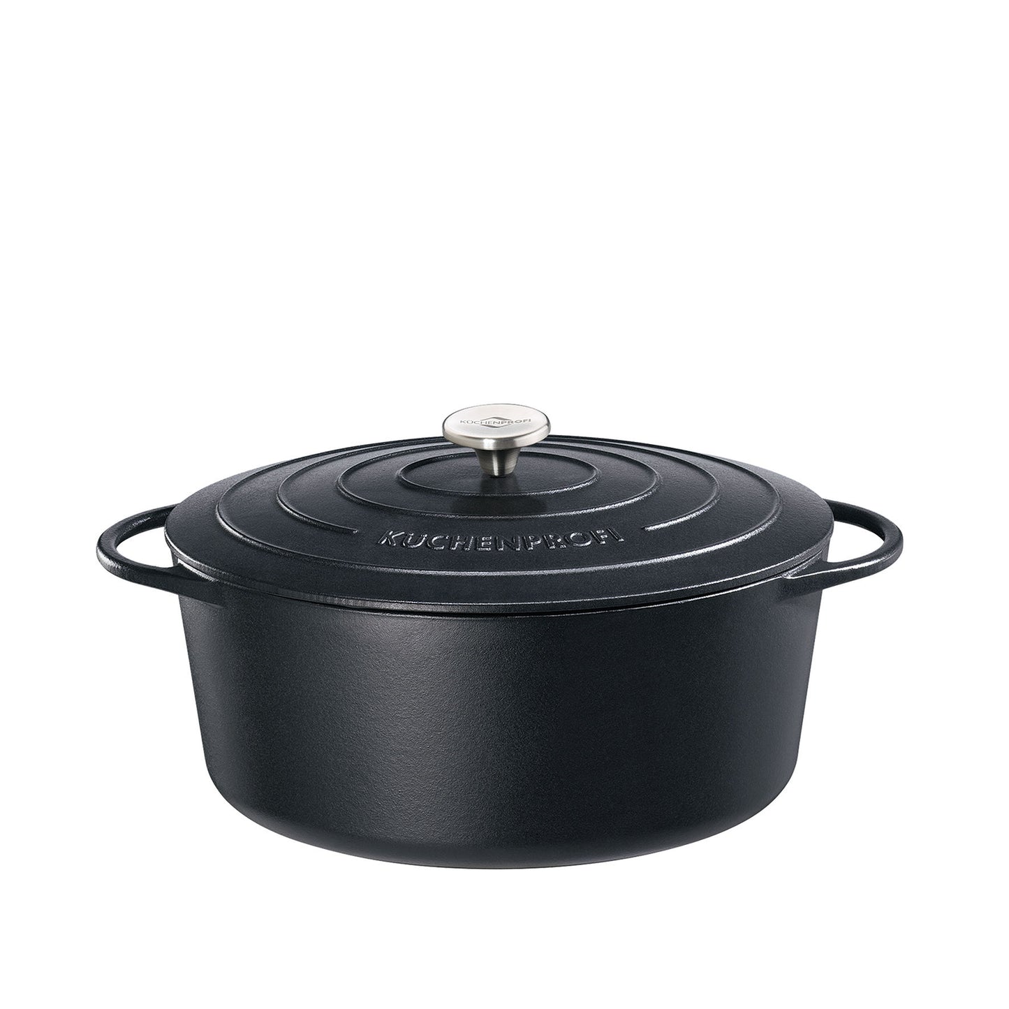 Bratentopf oval, 35 cm schwarz