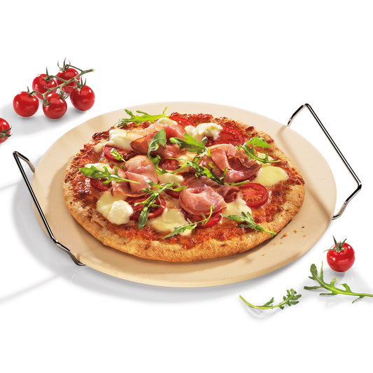Pizzastein rund mit Gestell Ø 30cm