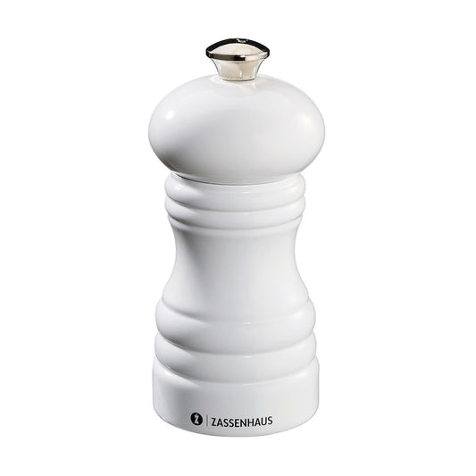 Pfeffermühle BERLIN 12 cm weiß glänzend