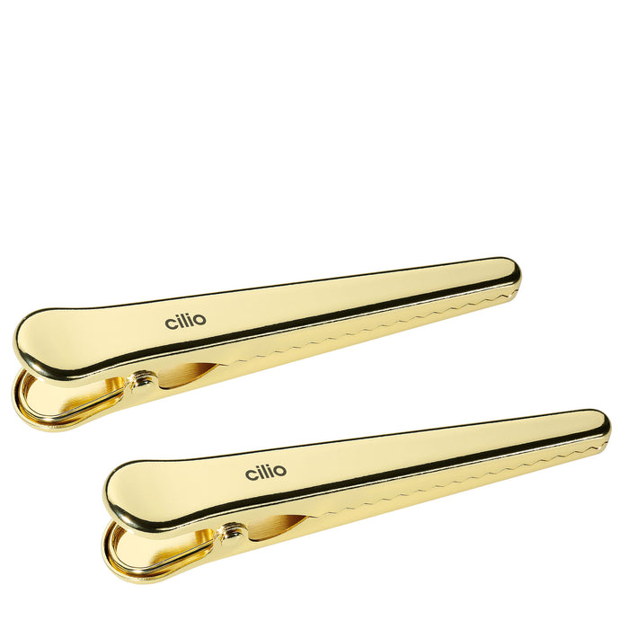 Kaffeetütenklammer 2er-Set, gold