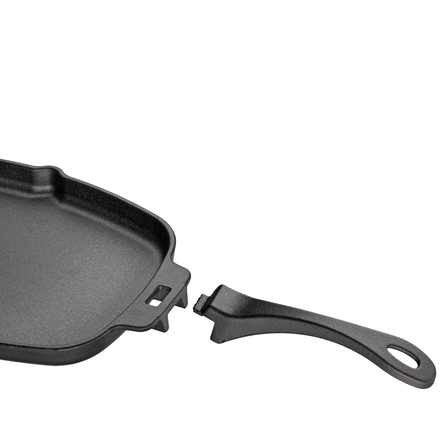 Servierpfanne oval mit abnehmbarem Griff