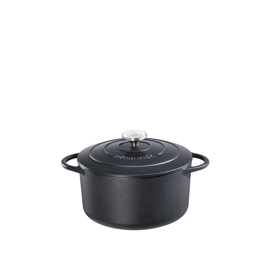 Bratentopf rund 24cm schwarz