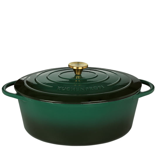Bratentopf oval, 33 cm racing green