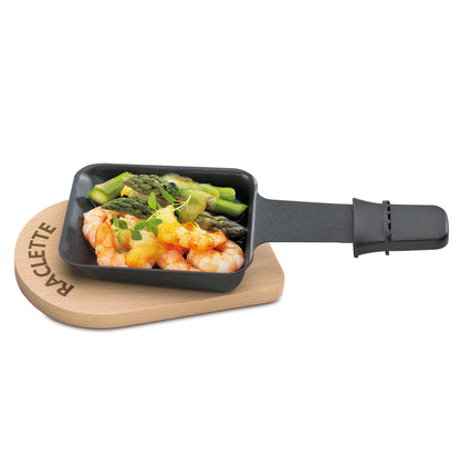 Raclette-Brettchen Holz 4er