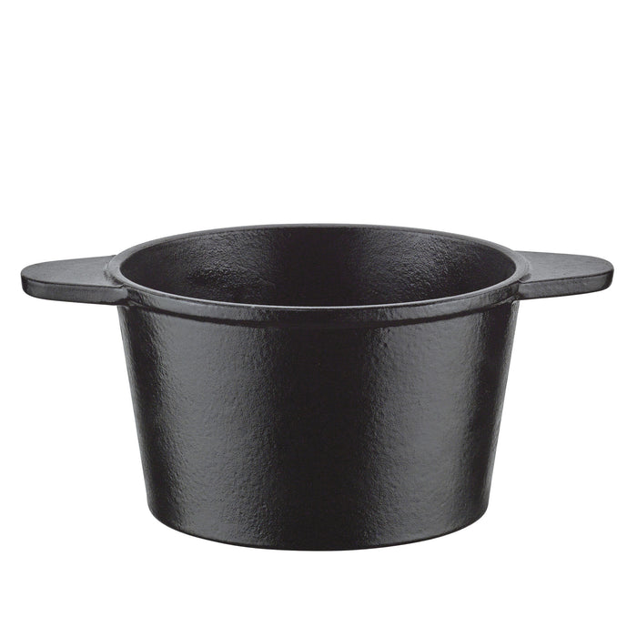 Fondue-Garnitur GRENOBLE schwarz matt 16 cm