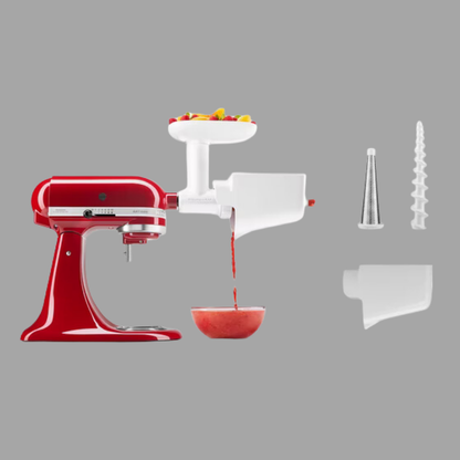 Set KitchenAid Artisan Küchenmaschine KSM175PSE und Zubehör Set 3-teilig 5KSM2FPPC (5KSMVSA + 5KSMFGA + FVSP)