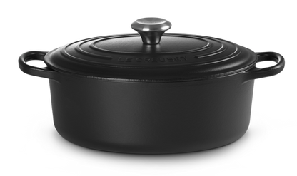 LE CREUSET  Signature Bräter oval 40cm Schwarz matt