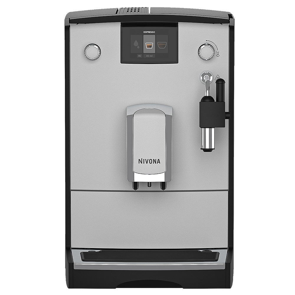 Nivona Kaffeevollautomat CafeRomatica NICR 555 DesignGrau mit Milchaufschäumer