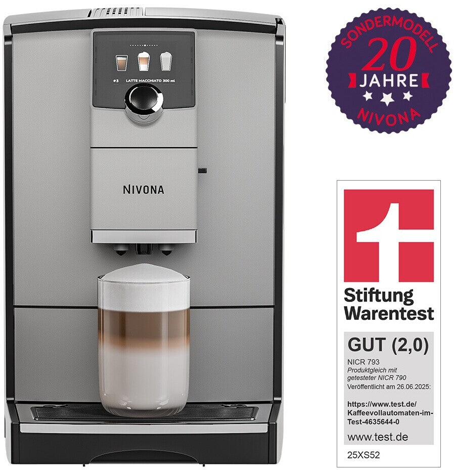 NIVONA CafeRomatica 793 - Designgrau - Das Sondermodell mit 5 Jahren Garantie