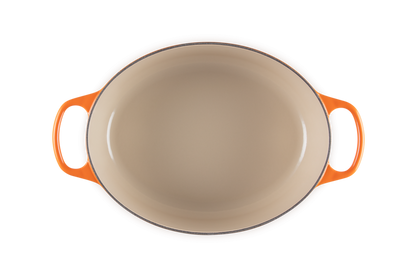 LE CREUSET  Signature Bräter oval 40cm Ofenrot