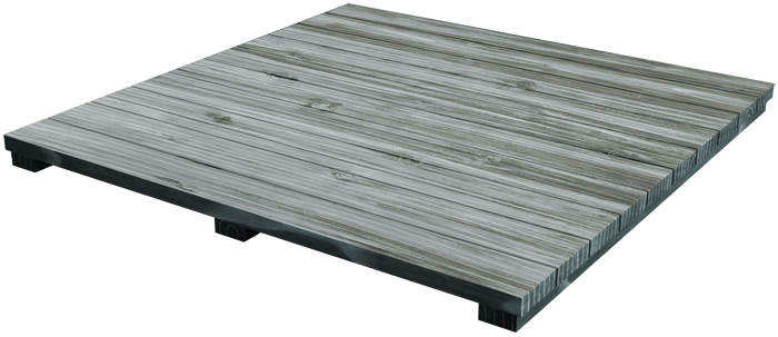 Distressed Acacia Wood Insert -Modulare EGG- Outdoorküche