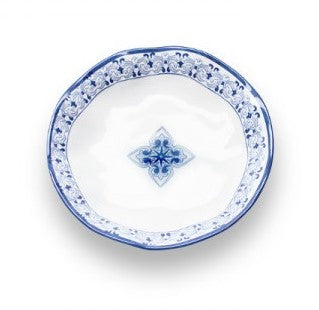QSQUARED Talavera  Blau  Suppen- und Salatteller tief 24 cm