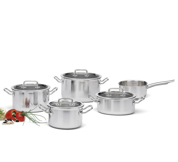 Topf-Set 5-teilig mit Glasdeckel - Ansicht 2