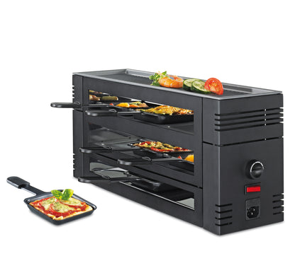 Spring Pizza Raclette 6 schwarz