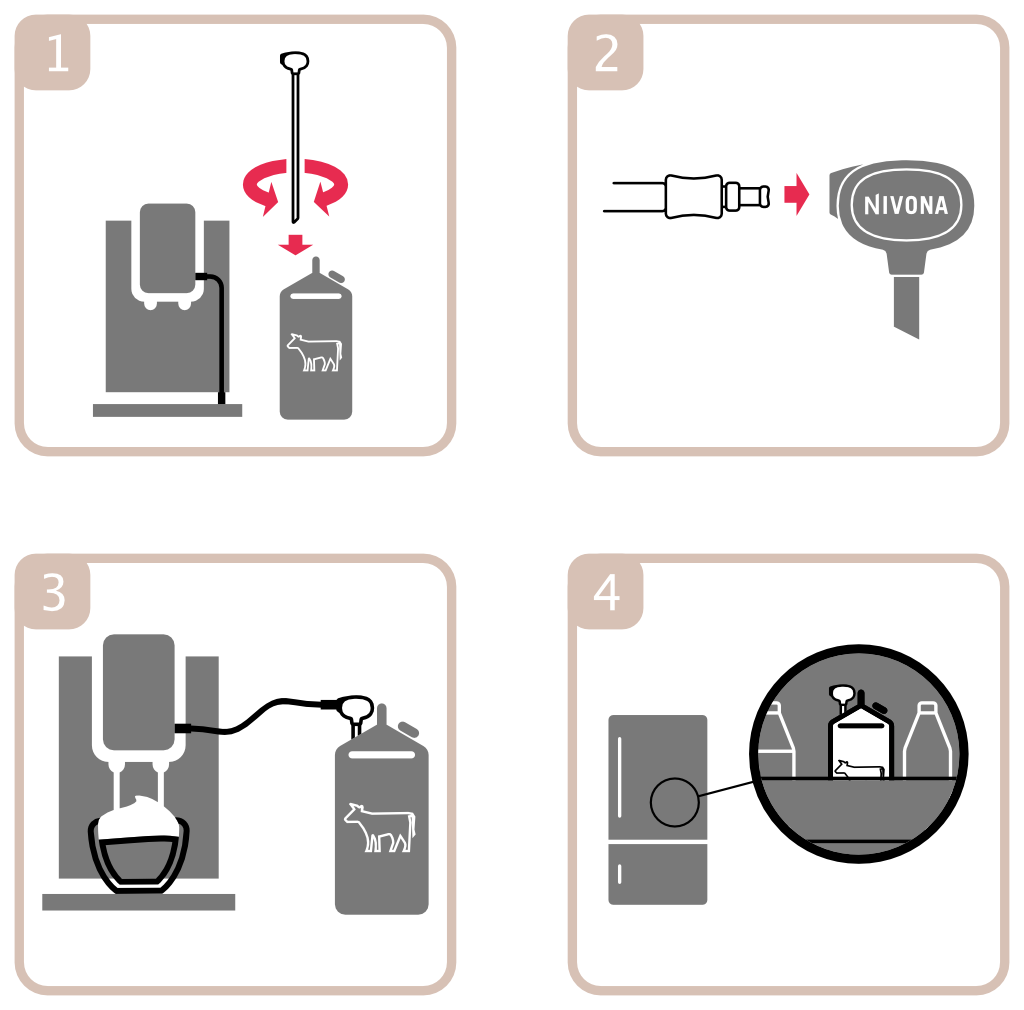Nivona Milchlanze NIML 220 passend für alle Nivona Vollautomaten