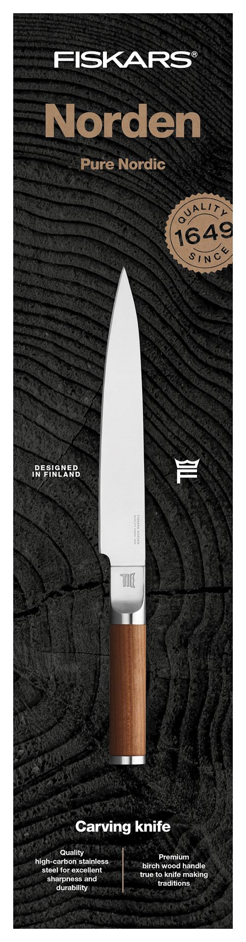 Fiskars Norden Tranchiermesser - Klinge 21,1 cm
