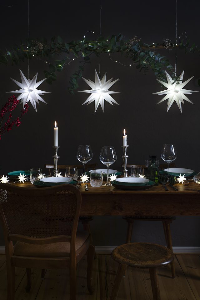 Mini LED-Stern Decotrend Sterntaler 12 cm Batterie für Innen+ Außen