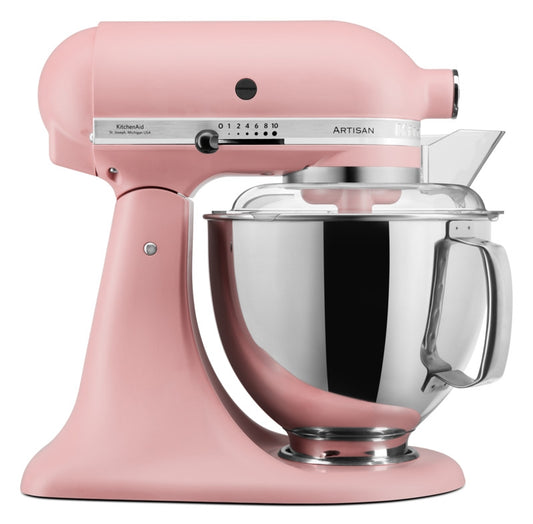 Set KitchenAid Artisan Küchenmaschine KSM175PSE und Zubehör Set 3-teilig 5KSM2FPPC (5KSMVSA + 5KSMFGA + FVSP)