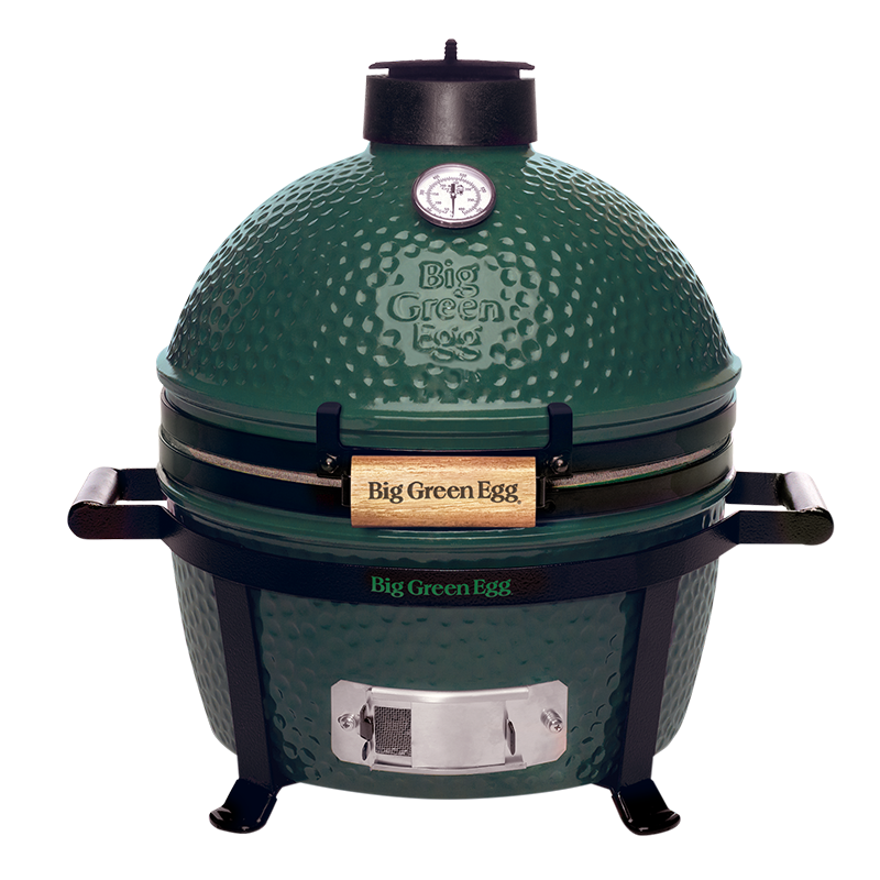 Big Green Egg MiniMax mit ConvEGGtor, Ascheschieber, Holzkohle und Looflighter