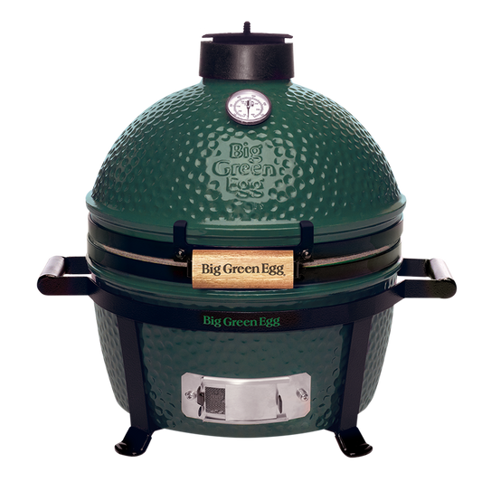 Big Green Egg MiniMax mit ConvEGGtor, Ascheschieber, Holzkohle und Looflighter