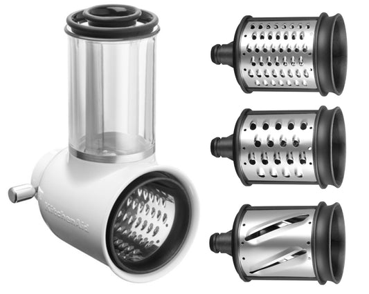 KitchenAid Küchenmaschine 185er Vorteils-Set Advance -Gemüseschneider 5KSMVSA -Fleischwolf 5KSMMGA - Kochbuch