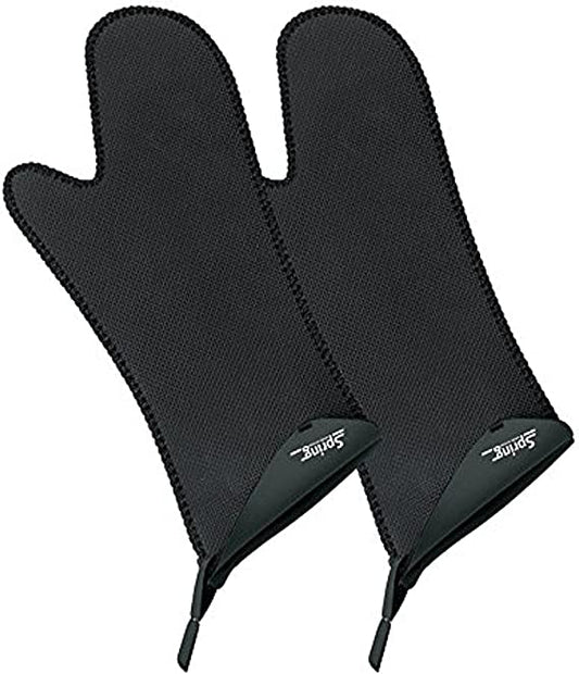 Topfhandschuh SPRING Grips schwarz lang