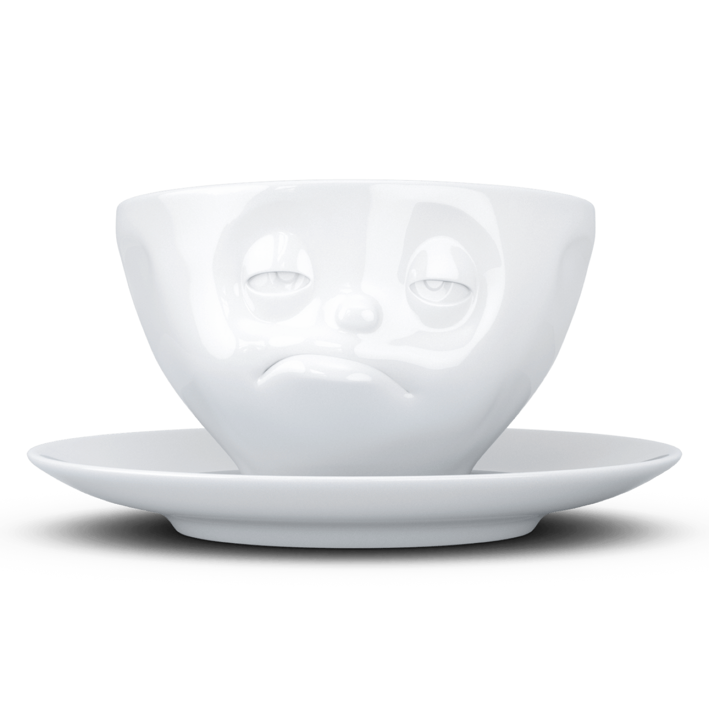 Schmunzel Kaffee Tasse verpennt in weiß 200ml