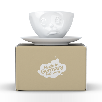 Schmunzel Kaffee Tasse -och Bitte- in weiß 200ml