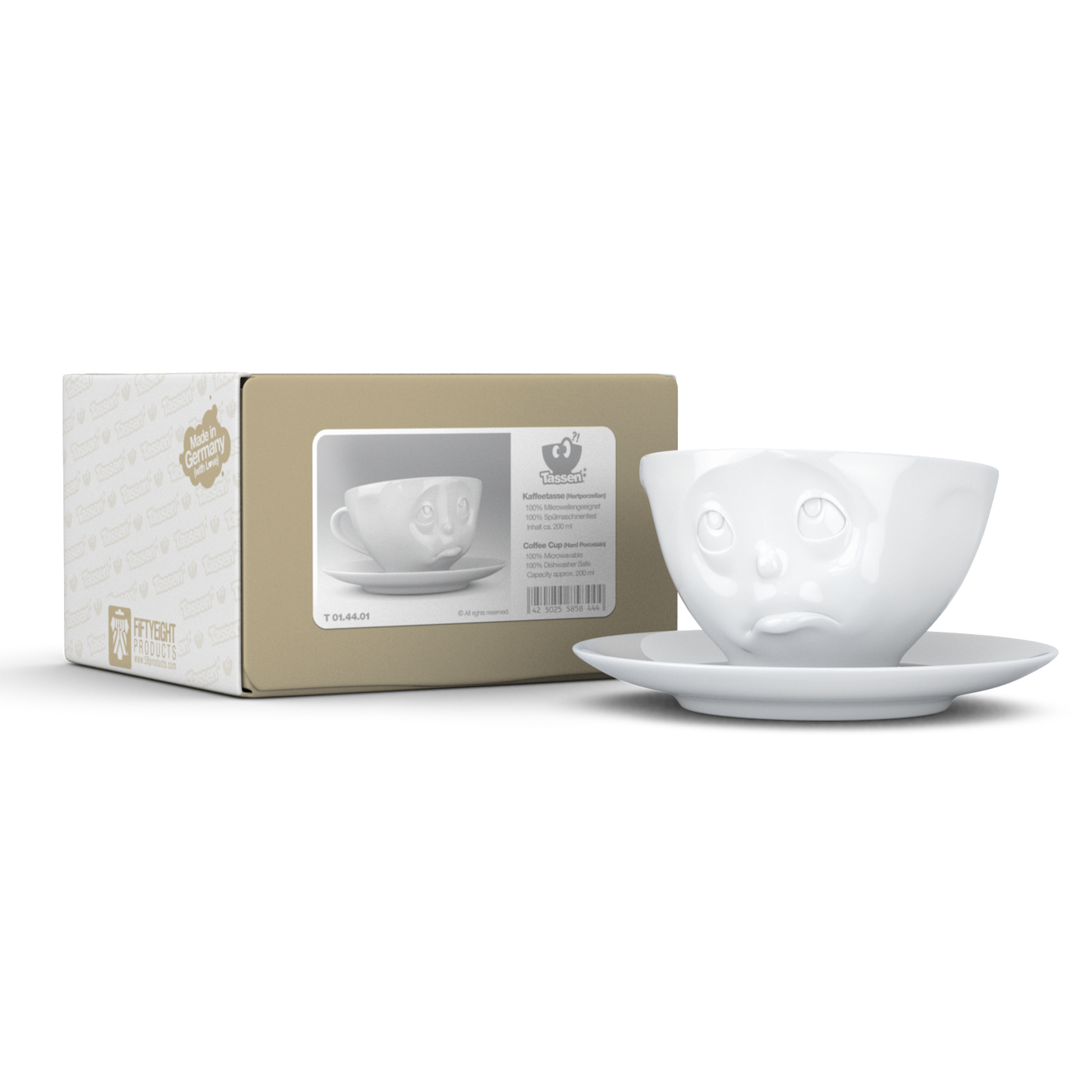 Schmunzel Kaffee Tasse -och Bitte- in weiß 200ml