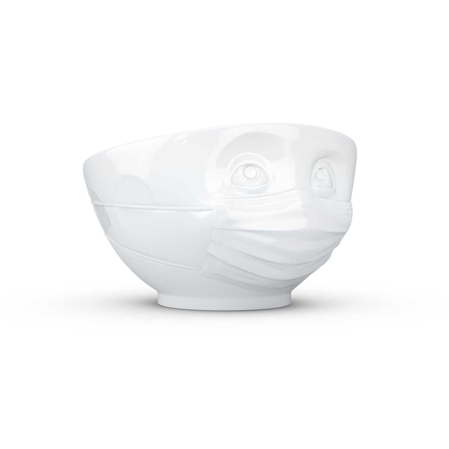 Schmunzel Schale Zuversicht in weiß 500ml
