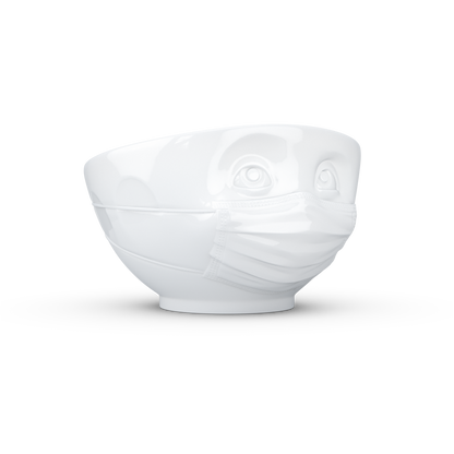 Schmunzel Schale Zuversicht in weiß 500ml