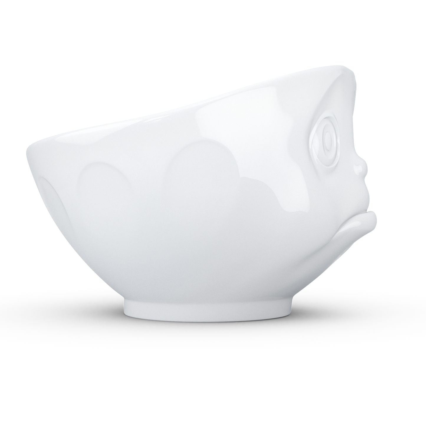 Schmunzel Schale schmollend in weiß 500ml