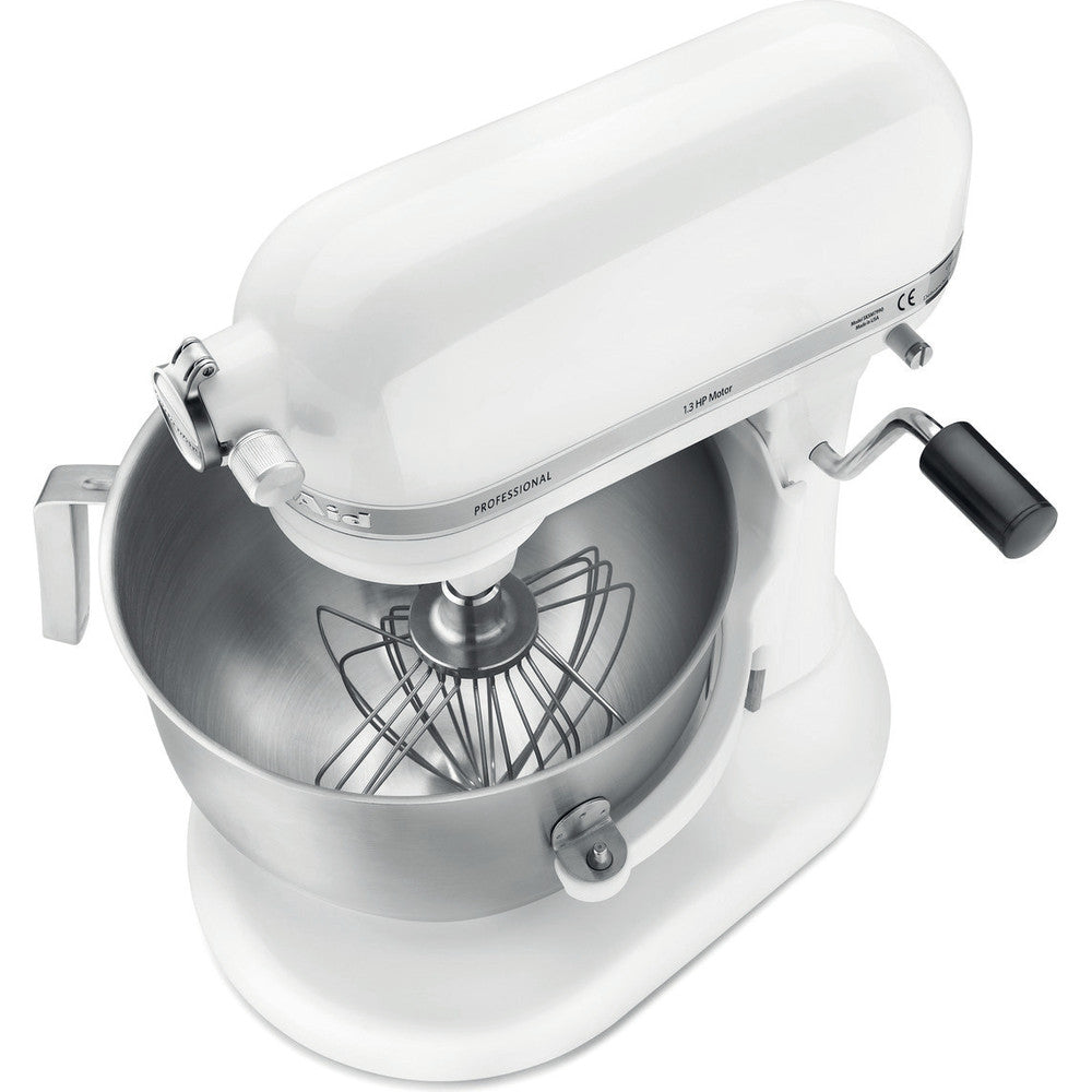 KitchenAid 6,9 L PROFESSIONAL Küchenmaschine  mit Schüsselheber 5KSM7990XEWH Weiss