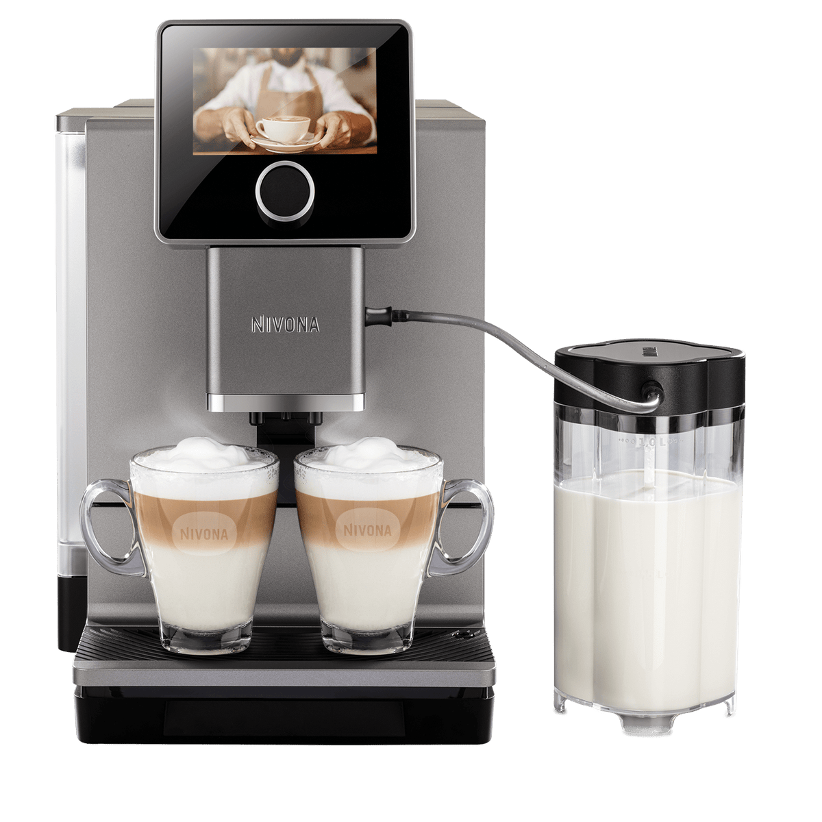 NIVONA CafeRomatica Kaffeevollautmat 9er NICR 970 Titan / Chrom