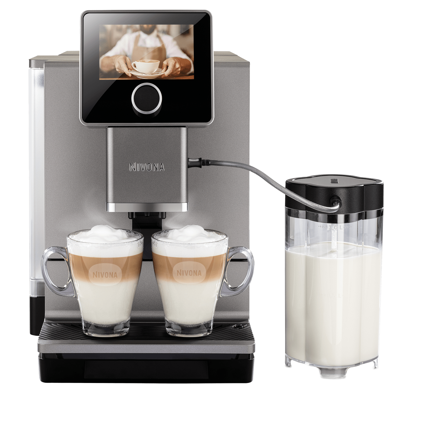 NIVONA CafeRomatica Kaffeevollautmat 9er NICR 970 Titan / Chrom