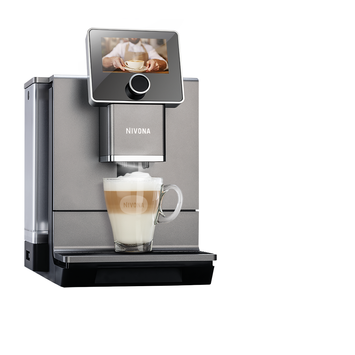 NIVONA CafeRomatica Kaffeevollautmat 9er NICR 970 Titan / Chrom