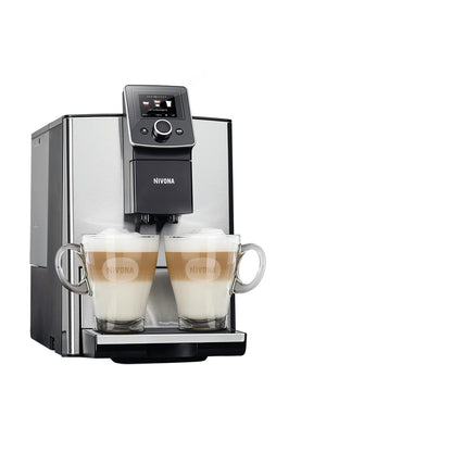 NIVONA Kaffeevollautomat CafeRomatica 8er NICR 825 Edelstahlfront / Chrom + 1kg Kaffee und 1x Entkalker gratis
