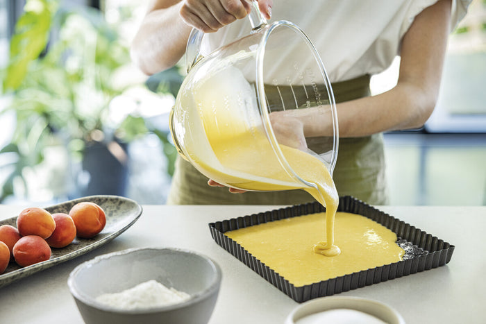 KitchenAid Zubehör Klar-Glasschüssel  3,3 L für KitchenAid MINI mit Griff + Silikondeckel (5KSM35GB) - Ansicht 2
