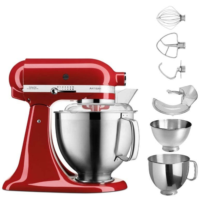 KitchenAid ARTISAN 4,8-L-Küchenmaschine 5KSM185PS Empire Rot EER